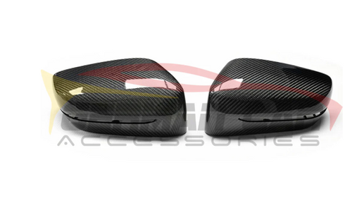 German Car Accessories 2019+ BMW 3-Series/4-Series/i4 Carbon Fiber Mirror Caps G20/G22/G23/G26