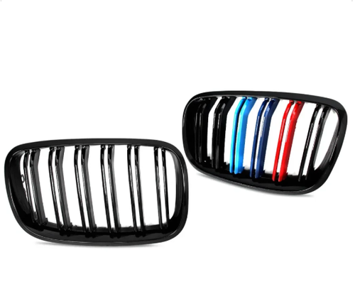 German Car Accessories 2008-2014 BMW X5/X6/X5M/X6M Dual Slat Kidney Grilles E70/E71