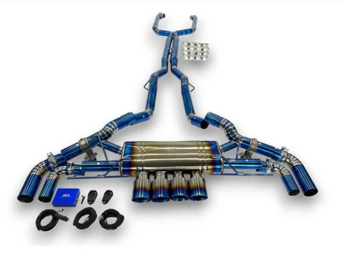 German Car Accessories 2024+ BMW X5/X6 M60i Valved Sport Exhaust System G05/G06
