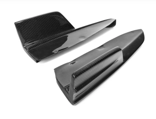 German Car Accessories 2019+ BMW X5M Carbon Fiber LD Style Rear Bumper Splitters F95