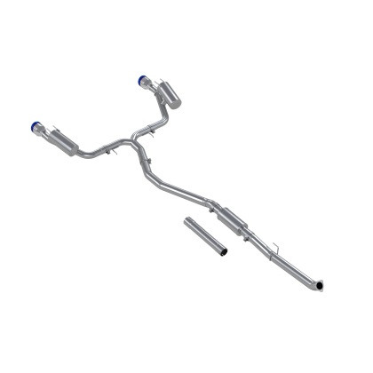 MBRP 22-24 Honda Civic SI 1.5L T304 SS 3in Cat-Back Exhaust 2.5in Dual Split Rear w/ Burnt End Tips mbrpS49033BE