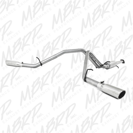MBRP 2007-2008 Chev/GMC 1500 (Next Gen.) CC EC (excl. 8 bed) 4.8/5.3L/6.0L Cat Back Dual Split mbrpS5038AL