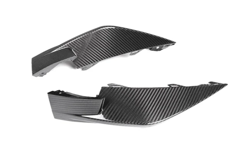 German Car Accessories 2021+ BMW M3/M4 Carbon Fiber OEM Style Front Bumper Splitters G80/G82/G83