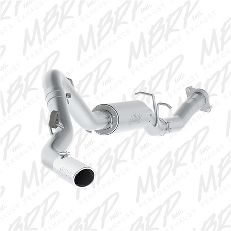 MBRP 07-10 Chevy/GMC 2500HD PU 6.0L V8 3.5in Single Side Exit Alum Cat Back Perf Exhaust mbrpS5078AL