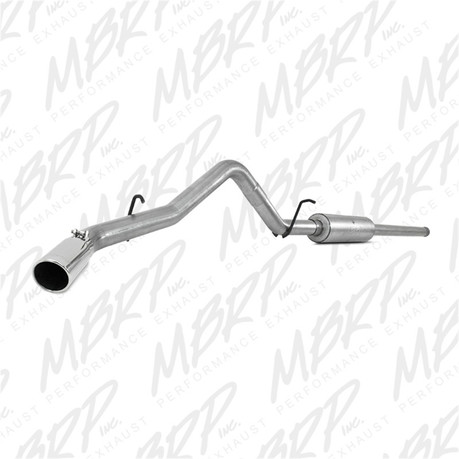 MBRP 14 Chevy/GMC 1500 Silverado/Sierra 4.3L V6/5.3L V8 Single Side Exit AL 3in Cat Back Exhaust mbrpS5080AL