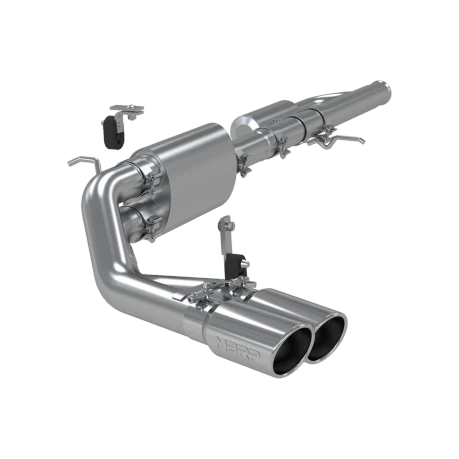 MBRP 09+ Chevrolet Silverado 1500 3in Cat Back Pre-Axle Dual Outlet w/ 4in Tip - AL mbrpS5081AL