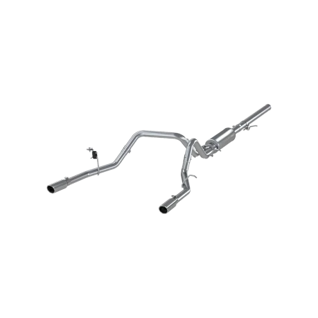 MBRP 14 Chevy/GMC 1500 Silverado/Sierra 4.3L V6/5.3L V8 Dual Split Rear T409 3in Cat Back Exhaust  mbrpS5084409