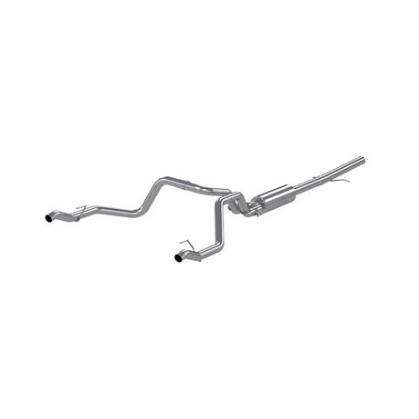 MBRP 2019 Chevrolet Silverado 1500 4.3L/5.3L 2.5in Cat Back Dual Rear Exit - T409 mbrpS5085409