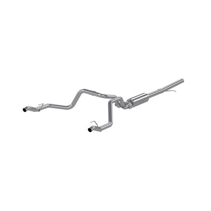 MBRP 2019 Chevrolet Silverado 1500 4.3L/5.3L 2.5in Cat Back Dual Rear Exit - Aluminized mbrpS5085AL