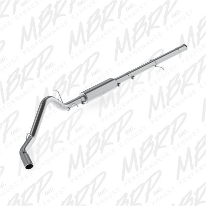 MBRP 2014 Chevy/GMC 1500 Silverado/Sierra 6.2L V8 Aluminum 3.5in C/B Single Side Exit Exhaust mbrpS5086409
