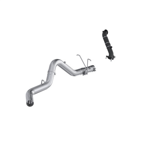 MBRP 15-16 Chevy Silverado / GMC Sierra 2500/3500HD 4in OD CatBack Single Side Exit w/ Downpipe - AL  mbrpS6009PLM