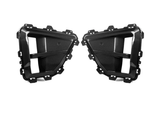 German Car Accessories 2024+ BMW X5M/X6M S Style Carbon Fiber Front Air Ducts F95/F96 LCI