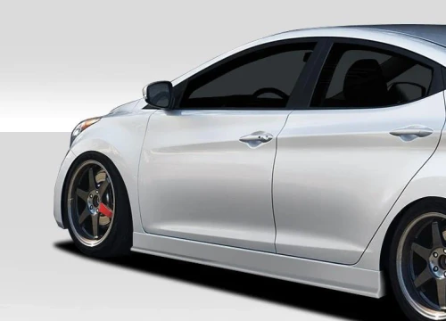 Duraflex 2011-2015 Hyundai Elantra Racer Side Skirt Rocker Panels - 2 Piece - 109338