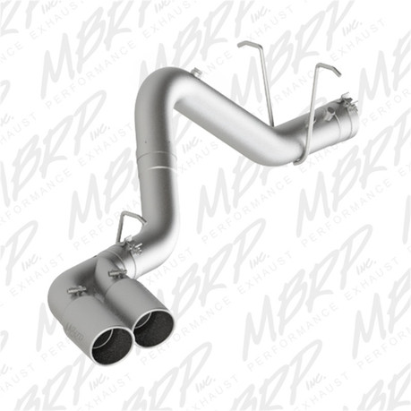 MBRP 11-15 Chevy/GMC 2500/3500 4in Filter Back Dual Outlet Single Side Alum Exhaust System mbrpS6033AL