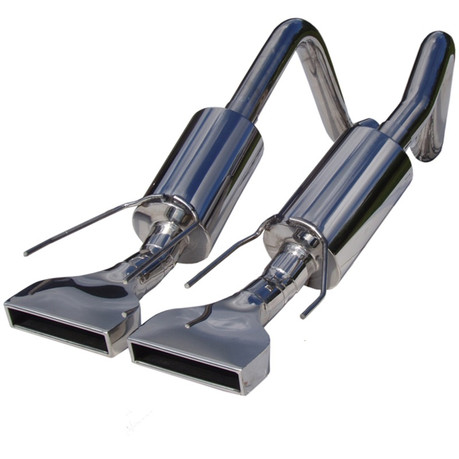 MBRP 2005-2008 Chev Corvette Dual Muffler Axle Back Rectangular Tips  mbrpS7002304