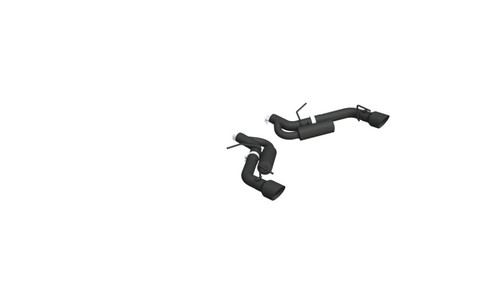 MBRP 16-19 Chevrolet Camaro SS Dual Rear Exit Axle Back w/ 4.5in OD Tips - BLK (Non NPP Models) mbrpS7034BLK