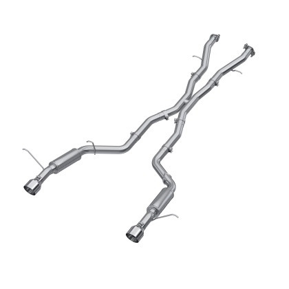 MBRP 18-23 Dodge Durango SRT 6.4L Armor Lite AL Steel 3in Cat Back Exhaust Dual Rear Exit w/ SS Tips mbrpS5105AL