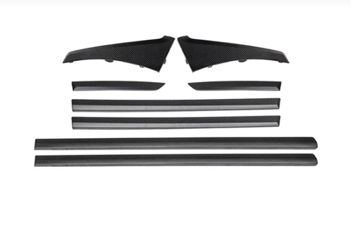 German Car Accessories 2023+ BMW X7 Carbon Fiber Door & Front Fender Trim | G07 LCI