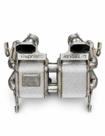 Capristo Exhaust Lamborghini Revuelto - Valved Race Exhaust + Heat Protection - 02LA14803007