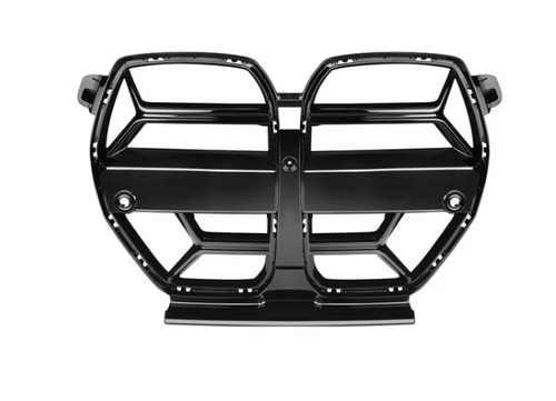 German Car Accessories 2021+ BMW M3/M4 CSL Style Gloss Black Kidney Grilles G80/G82/G83