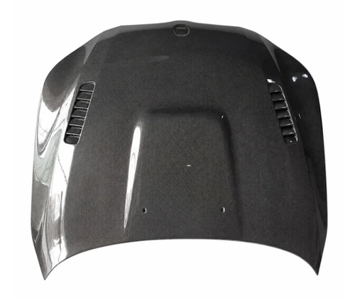 German Car Accessories 2004-2010 BMW 5-Series/M5 V1 Style Carbon Fiber Hood E60/E61