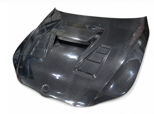 German Car Accessories 2004-2010 BMW 5-Series/M5 V2 Style Carbon Fiber Hood E60/E61