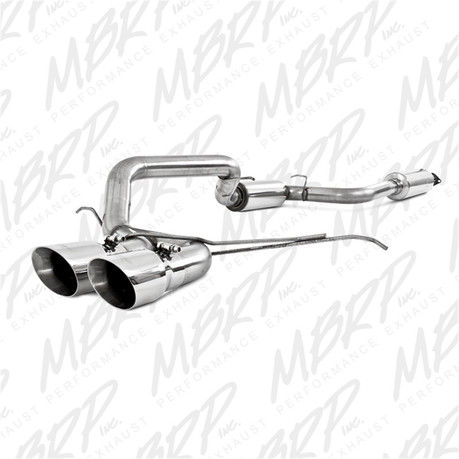 MBRP 13-14 Ford Focus ST 2.0L EcoBoost Dual Center Outlet T409 3in Cat Back mbrpS4200409