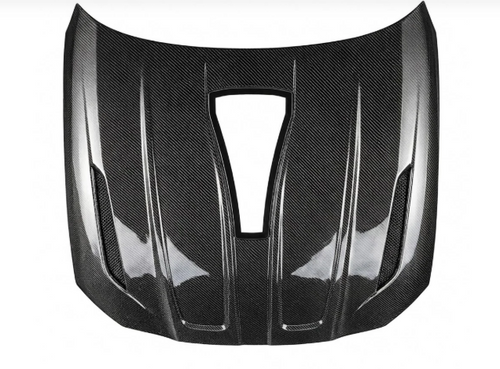 German Car Accessories 2021+ BMW M3/M4 Glass Engine Cover V2 Carbon Fiber Hood G80/G81/G82/G83