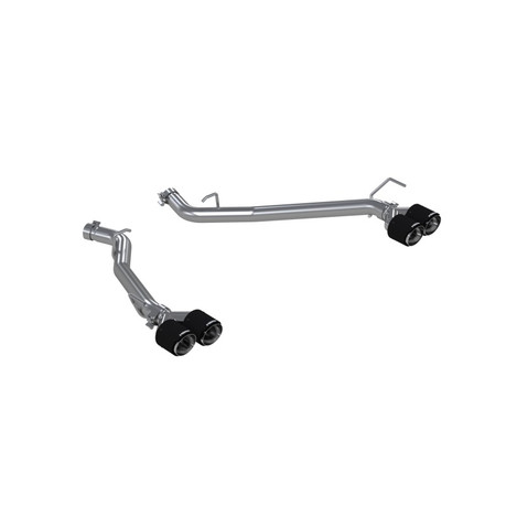 MBRP 20-21 Ford Explorer ST 3.0L EcoBoost Dual Rear Exit Axle Back w/ Quad Carbon Fiber Tips - T304 mbrpS52033CF