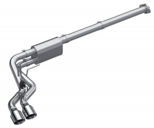 MBRP 2021 Ford F-150 2.7L EcoBoost / 3.5L EcoBoost / 5.0L 3in Cat Back Single Side Exit Alum mbrpS5217AL