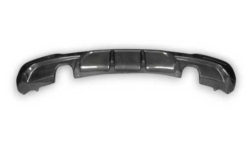 German Car Accessories 2014-2020 BMW 3-Series M Performance Style Carbon Fiber Dual Tip Rear Diffuser F34 Gran Turismo