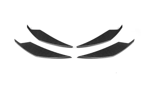 German Car Accessories 2021+ BMW M3/M4 Carbon Fiber AC Style Front Bumper Canards G80/G82/G83