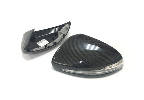 German Car Accessories 2015-2023 Mercedes-Benz C63 AMG Carbon Fiber Mirror Caps W205