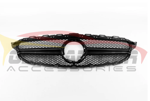 German Car Accessories 2015-2018 Mercedes-Benz C-Class AMG Style Front Grille W205