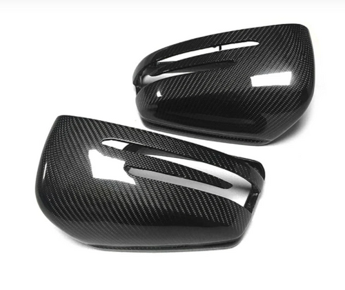 German Car Accessories 2014-2019 Mercedes-Benz CLA Carbon Fiber Mirror Caps W117