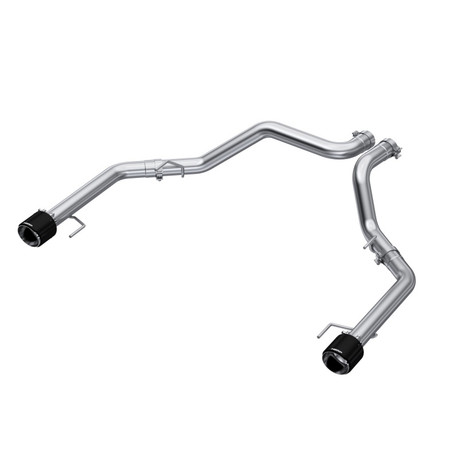 MBRP 2021+ Ford F-150 Raptor Axle-Back Dual Rear Exit T304 Performance Exhaust Sys mbrpS52663CF