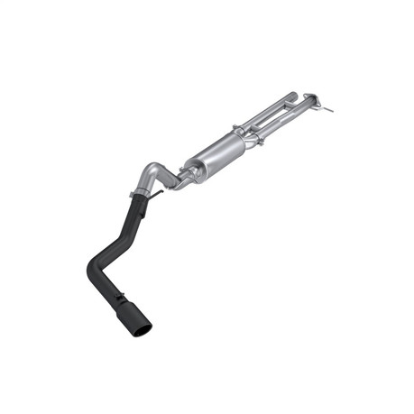 MBRP 2024+ Ford Ranger 2.7L 2.5 into 3in Single Side Exit Cat Back - BLK mbrpS5272BLK