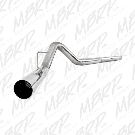 MBRP 2008-2010 Ford F250/350/450 6.4L 4in Filter Back Single No Tip Exhaust System mbrpS6242SLM