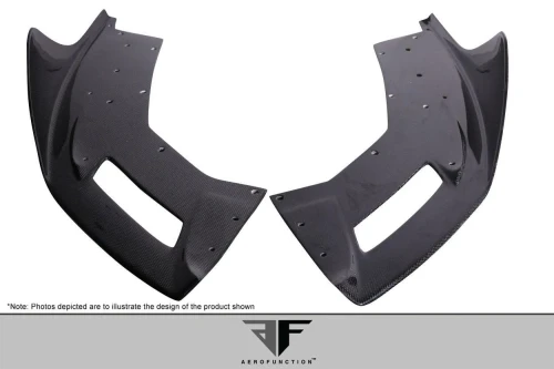 AF-1 2011-2017 Lamborghini Aventador LP 700 Carbon Front Aero Splitters ( CFP ) - 2 Piece - 113745