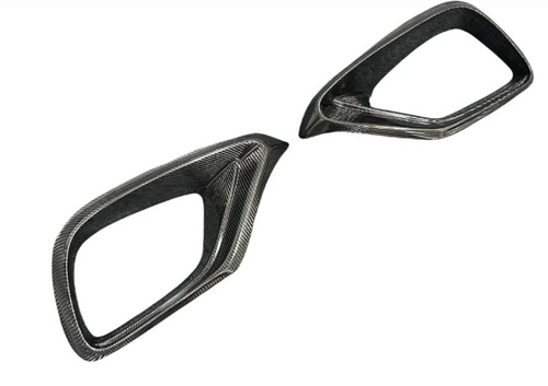 German Car Accessories 2017-2020 Mercedes-Benz E63 AMG Carbon Fiber Front Fender Vent Trim | W213