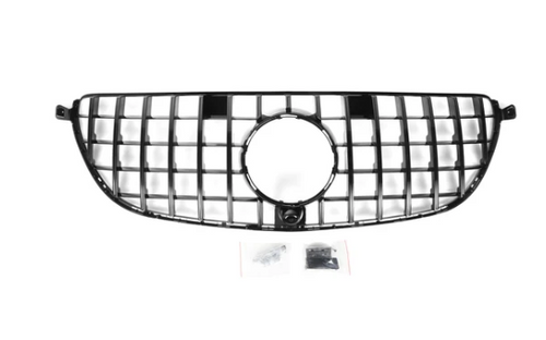 German Car Accessories 2016-2019 Mercedes-Benz GLE63 AMG GTR Style Front Grille | W166 Facelift