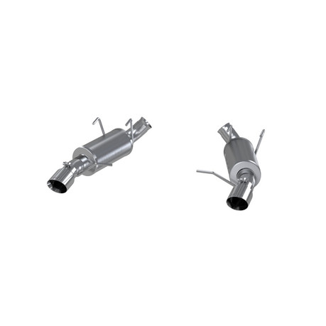 MBRP 11-14 Ford Mustang GT 5.0 3in Dual Muffler Axle Back Split Rear Alum Exhaust System mbrpS7225AL