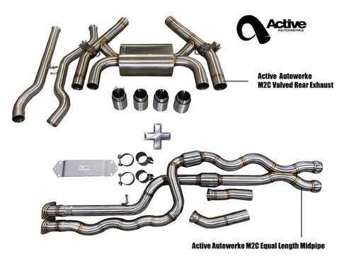 Active Autowerke F87 M2C Exhaust Bundle Equal Length