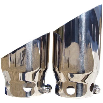 MBRP 2008 Ford F250/350/450 6.4 L 4 inlet 5 Tip Cover Set - 6 and 9 in length mbrpT5111