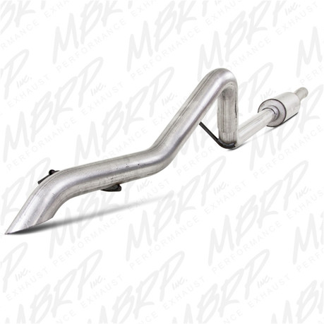 MBRP 2007-2009 Jeep Wrangler (JK) 3.8L V6 4 dr Off-Road Tail Pipe Muffler before Axle mbrpS5514AL