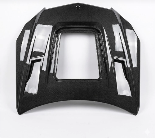 German Car Accessories 2010-2013 Mercedes E-Class Glass Engine Cover Carbon Fiber Hood | W207/A207/C207