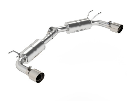 MBRP 19-23 Mazda 3 Hatchback T304SS 2.5in Axle-Back, Dual Rear Exit Street Profile mbrpS4450304