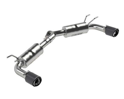 MBRP 19-23 Mazda 3 Hatchback T304SS 2.5in Axle-Back, Dual Rear Exit w/Carbon Fiber Tips mbrpS44503CF