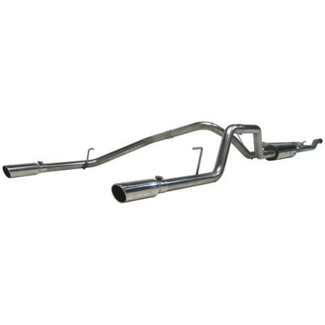 MBRP 2004-2009 Nissan Titan 5.6L EC/CC Cat Back Dual Split Rear mbrpS5402409