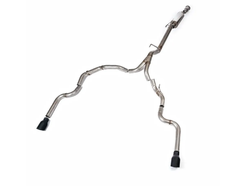 Milltek Road + Cat-Back w/ Cerakote Black Tips Rear Side Exit Ford F150 Single Cab 5.0 V8 2021+ SSXFD566